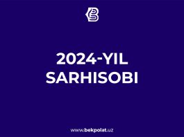 2024-YIL SARHISOBI